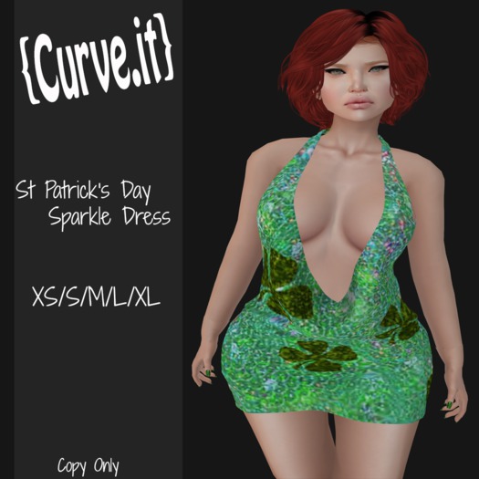St Patricks day Sparkle Dress 