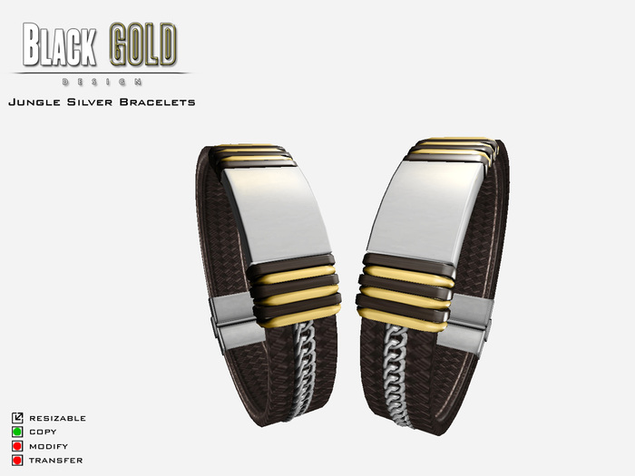 *** BG *** Jungle Silver Bracelets