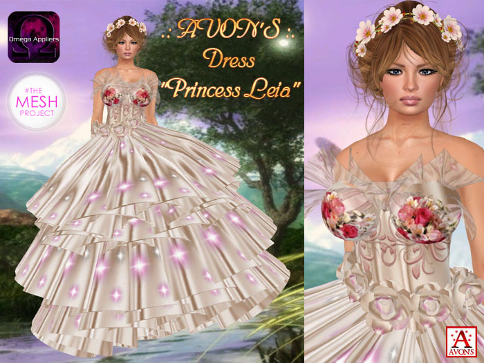 .: AVON'S :. Dress "Princess Leia" -TheMeshProject - Omega