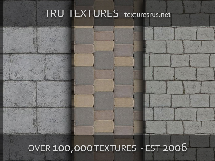 10947: 10 x Seamless Mixed Brick Textures Set 18 by Texturama.com - 512 x 256 Pixels 