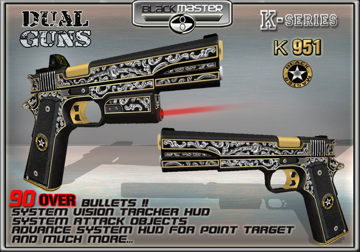 BOX BlackMaster -Guns K - 951 (MESH) 1.4
