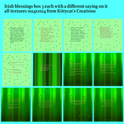 Irish Blessings 3 box