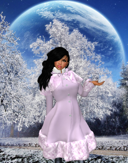 Winter Collection Lilac Wool Coat