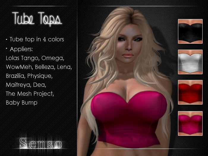 .:Senso:. Tube Tops (4 colors)