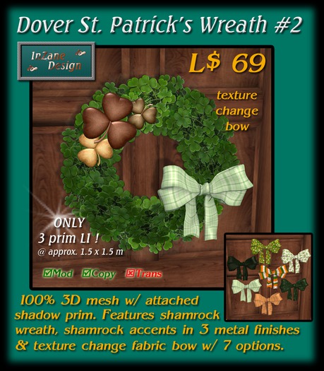 Dover St. Patrick's Day Wreath #2