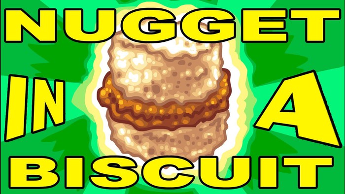 NUGGET in a BISCUIT!! walker
