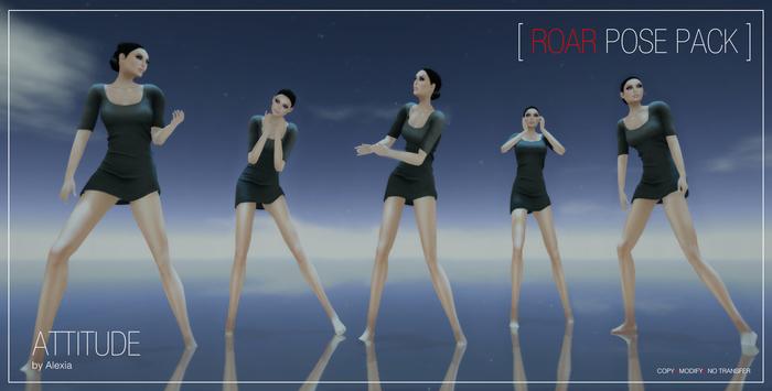 ATTITUDE ROAR POSE PACK