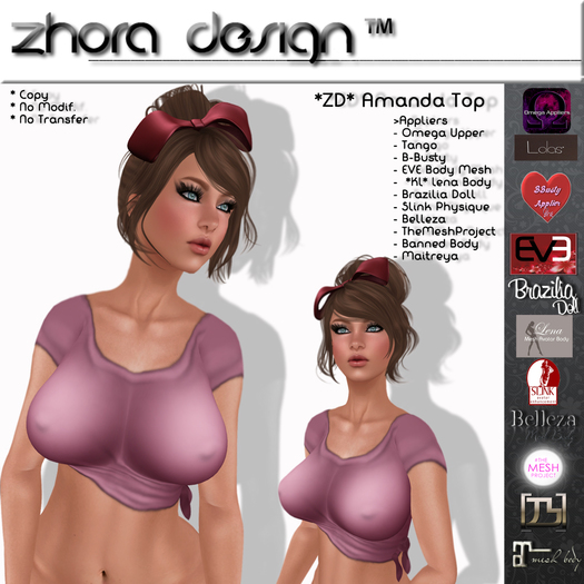 *ZD* Amanda Top - Pink