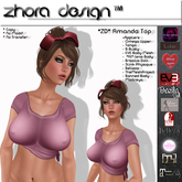 *ZD* Amanda Top - Pink