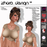 *ZD* Amanda Top - Tan