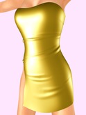 Pink Latex Minidress