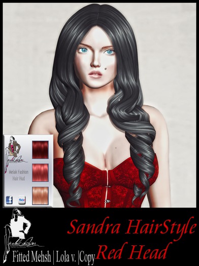 ::MF:: Sandra Hair Style - Red Head