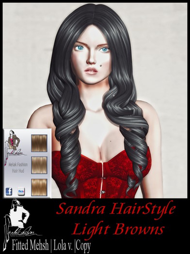 ::MF:: Sandra Hair Style - Light brown