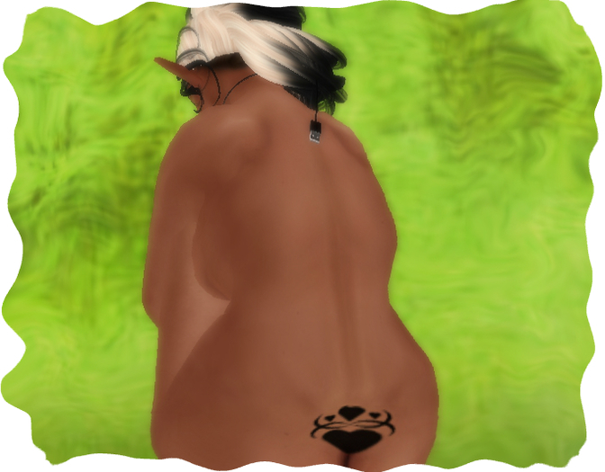 Heart & Tribal Tramp Stamp