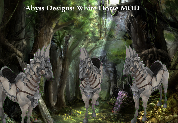 !Abyss Designs! White Horse MOD (boxed)
