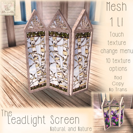 ~ASW~The Leadlight Screen~Crooked Natural & Nature
