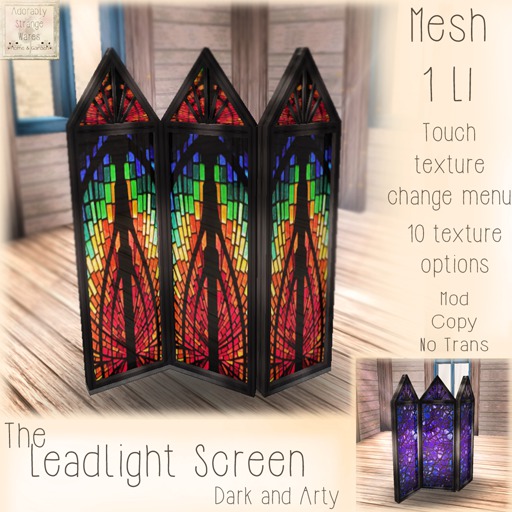 ~ASW~The Leadlight Screen~Crooked Dark & Arty