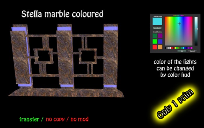 [Crazy] Stella marble coloured