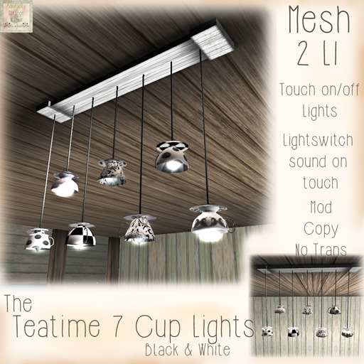 ~ASW~The Teatime Lights 7 Cups~Green