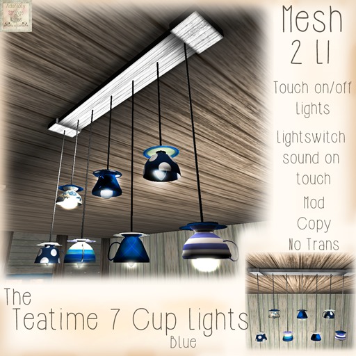 ~ASW~The Teatime Lights 7 Cups~Green