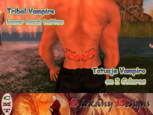 [SD] Tribal 04 Vamp Lower Back Tattoo