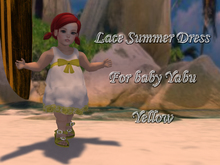 ..::MS::.. Lace Summer Dress Yellow  baby yabu [BOXED]