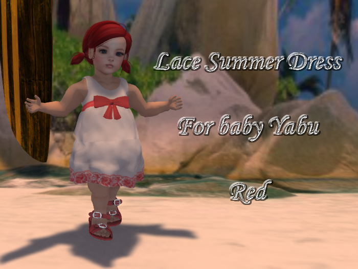 ..::MS::.. Lace Summer Dress Red baby yabu [BOXED]