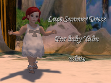 ..::MS::.. Lace Summer Dress White baby yabu [BOXED]