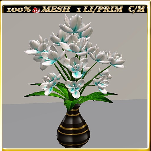 LW_ Crocus in Vase - 40 (1 Land Impact / Prim)