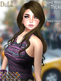 =DeLa*= Mesh Hair "Marinel" Orange Browns