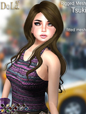 =DeLa*= Mesh Hair "Marinel" Orange Browns
