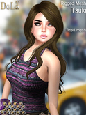 =DeLa*= Mesh Hair "Marinel" Orange Browns