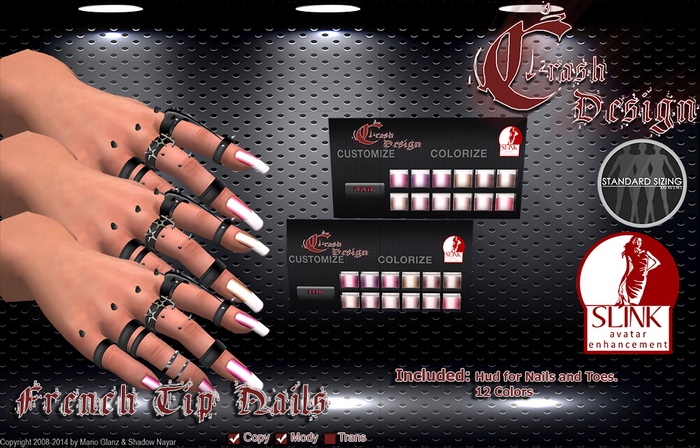 Crash Design - French Nails (wear)