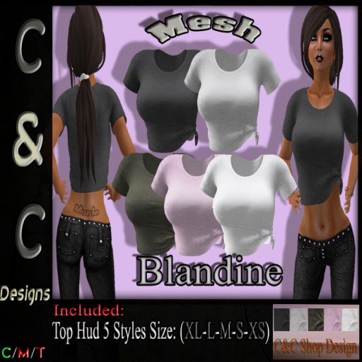 C&C Mesh Blandine Hud 5 Styles
