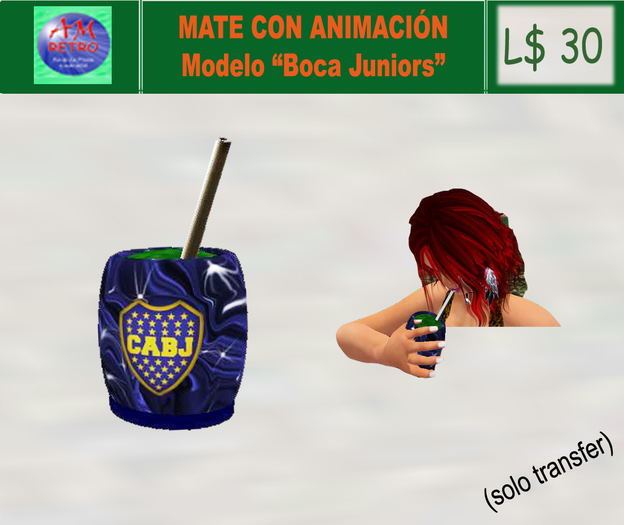 Mate Animado Boca Juniors