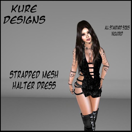 Strapped Halter dress boxed