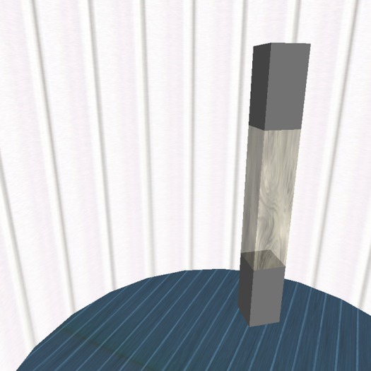 Water Column Pillar in Grey -- Mercury