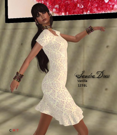 Sandra Dress Vanilla