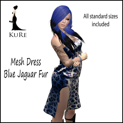 Blue Jaguar Tube Dress box