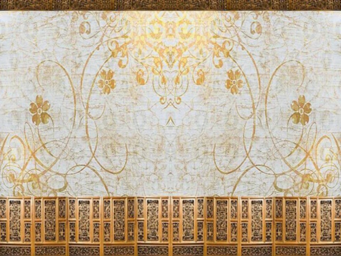 Golden wallpaper