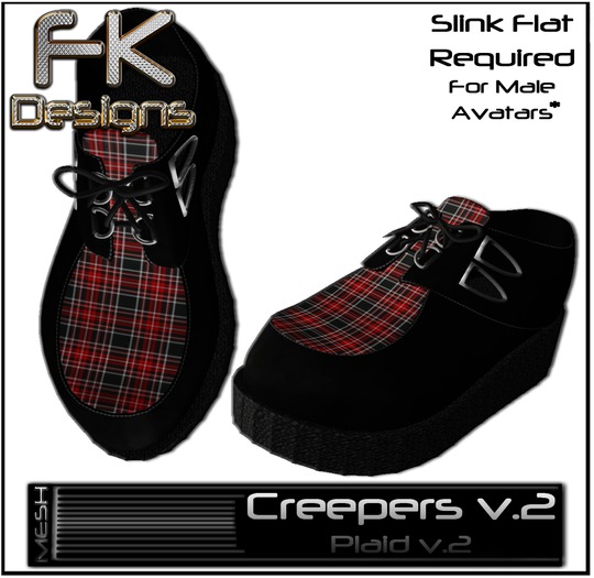 Second Life Marketplace FK! Creepers v.2 Plaid v.2