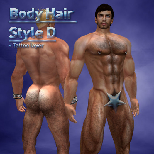 Roby'style Body Hair Style D for TMP Avatars only