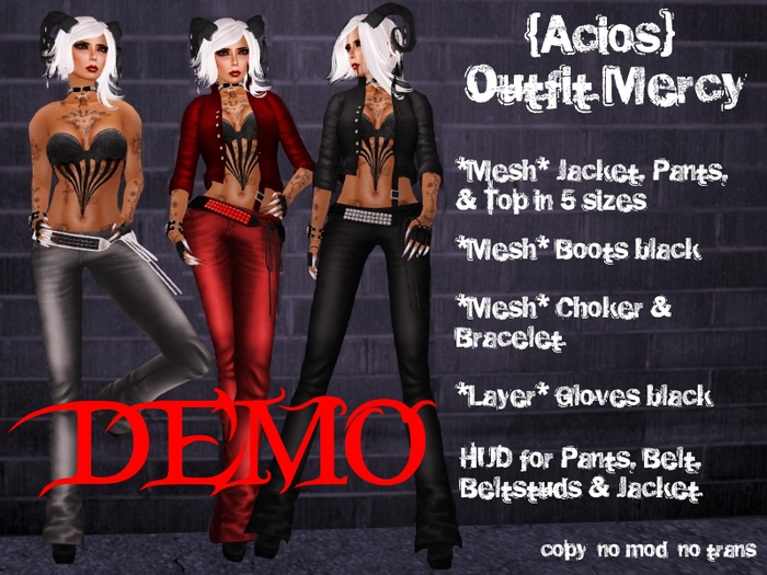 {Acios} Outfit ~Mercy~ DEMO