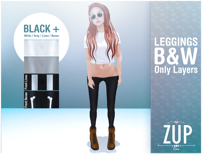 OUTLET ::Zup:: Leggings - Black