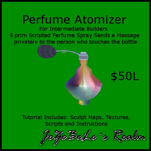 JDTUT  Intermediate Perfume Atomizer