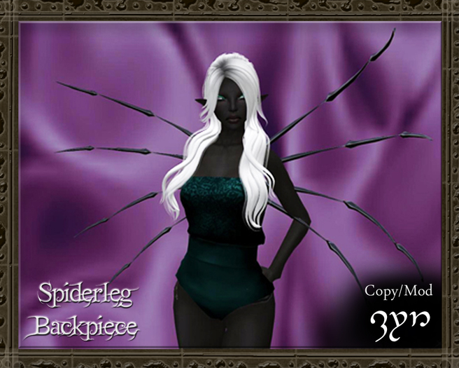 Zyn ~ Spider legs Backpiece