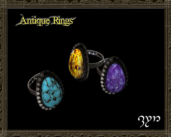Zyn ~ Antique Rings