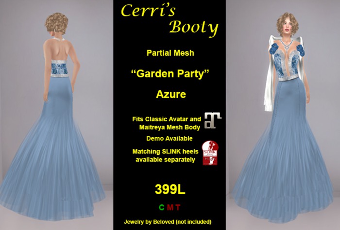 Cerri's Garden Party Azure
