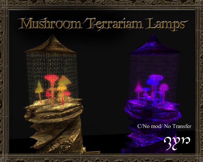 Zyn ~ Mushroom Terrarium Lamp