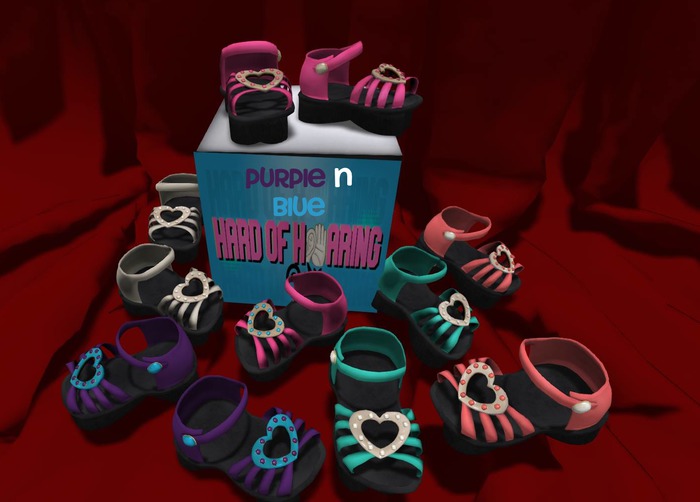 .::H.O.H.:: Lupies Sandals Purple N Blue